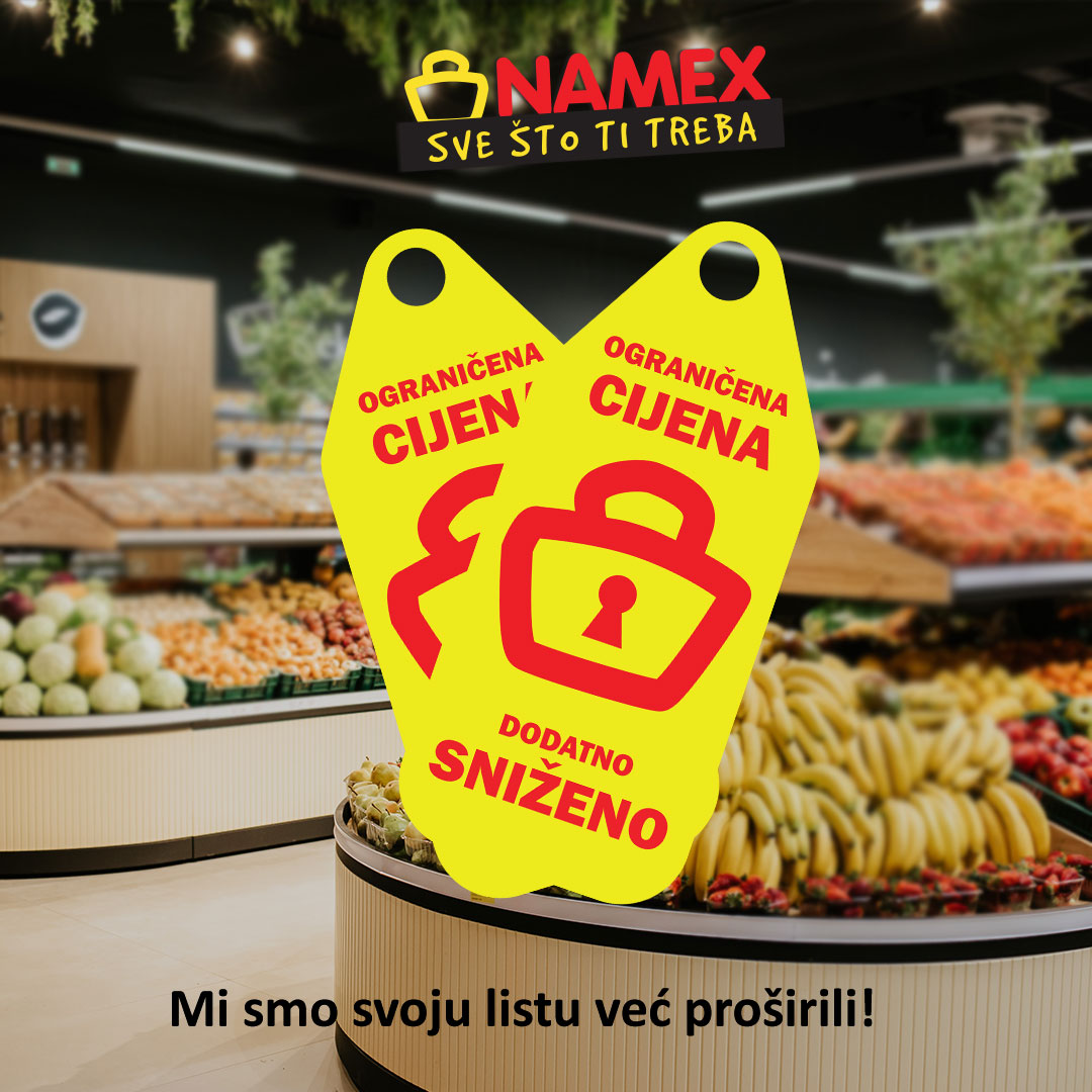 Namex snizio cijene 500 artikala