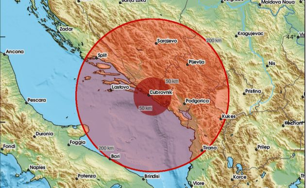 Snažan potres 5,4 po Richteru pogodio Crnu Goru, osjetio se i u Hercegovini