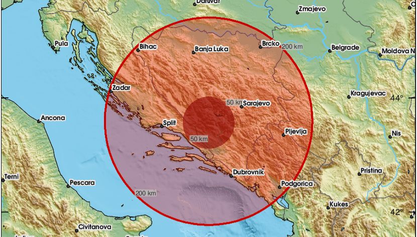 Opet se tresla Hercegovina