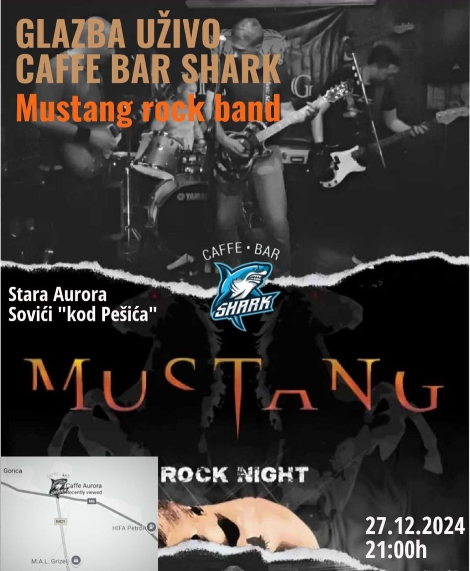 Rock bend Mustang u petak u Sovićima